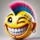Punk smiley