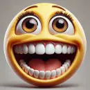 Smiley in awe
