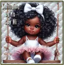 Girl on a swing