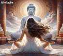 Woman and Buddha