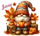 Autumn Gnome - Jane