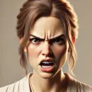 Angry lady