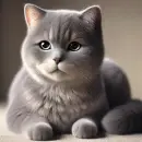 Gray cat