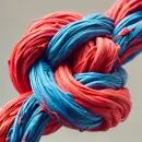 Red and blue clay