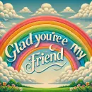 Glad you're my friend