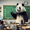 Panda teaching