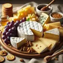 Tasty cheese platter