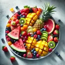 Tasty fruit platter