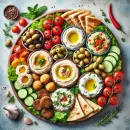 Tasty mediterranean Platter