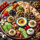 Tasty mediterranean Platter