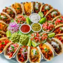 Tasty taco platter