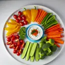 Tasty vegetable platter