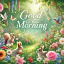 Good morning to our garden