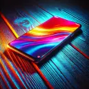 Phone on a table