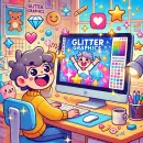 Having fun on Glitter Graphics