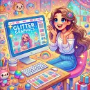 Having fun on Glitter Graphics