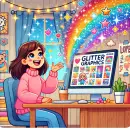Having fun on Glitter Graphics
