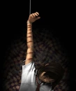 Hangning from a string