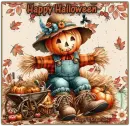 Pumpkin Scarecrow - Happy Halloween