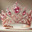 Tiara for a lady with a gemstone