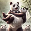 Panda just married