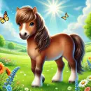 Cheerful pony