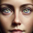 Face with eyes