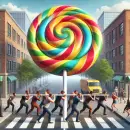 Gigantic lollipop
