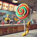 Lollipop ordering fast food