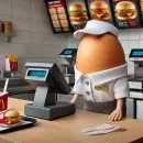 Egg working fast food