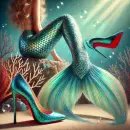 Mermaid in high heel