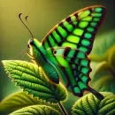 Green butterfly