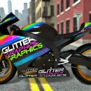 Glitter Graphics motorcycle