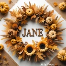 Thanksgiving wreath Jane
