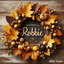 Thanksgiving wreath Robbie