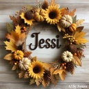 Thanksgiving wreath Jessi