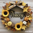 Thanksgiving wreath Tracey 
