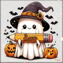 Ghost & Pumpkins - Jane 