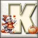 Autumn Sticker - K