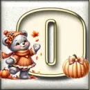 Autumn Sticker - O
