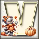 Autumn Sticker - V