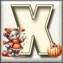 Autumn Sticker - X