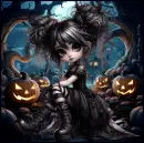 Halloween Goth Cutie