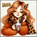 Autumn girl with hot drink - Jane 