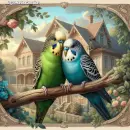 2 budgie couples