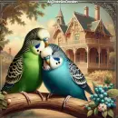 2 budgie couples
