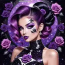 Beautiful Girl purple