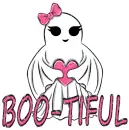 Halloween Bootiful Girl Ghost