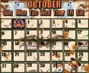 October Caolendar