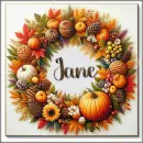 Autumn Wreath - Jane 
